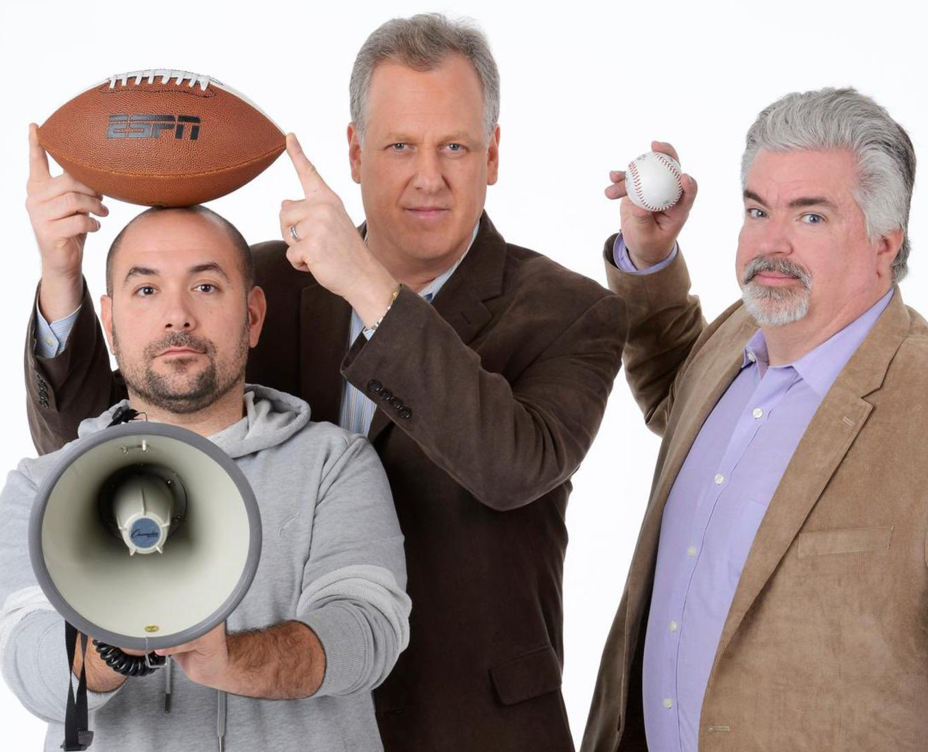 Michael Kay and Peter Rosenberg with Don La Greca.
