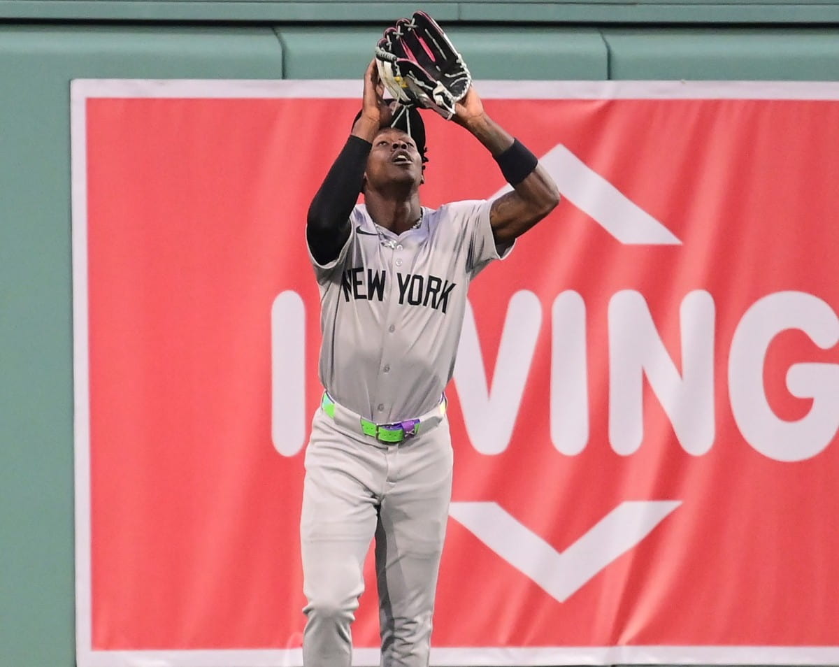 Yankees third baseman Jazz Chisholm Jr. contributed to defensive miscues in the loss to the Blue Jays in Toronto on Tuesday, July 1, 2025.